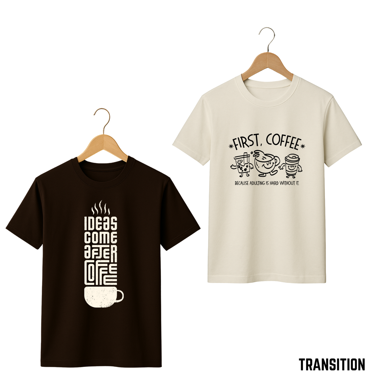 Classic T-Shirts (Pack of 2) – Comfort Fit, Pure Cotton