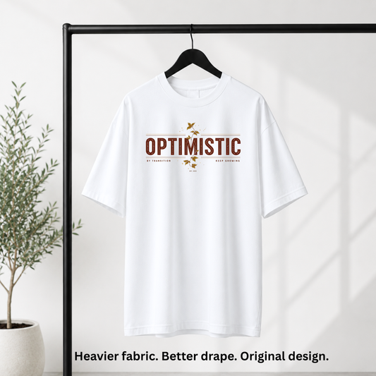 Premium 240 GSM Oversized T-Shirt – Pure Cotton | Optimistic
