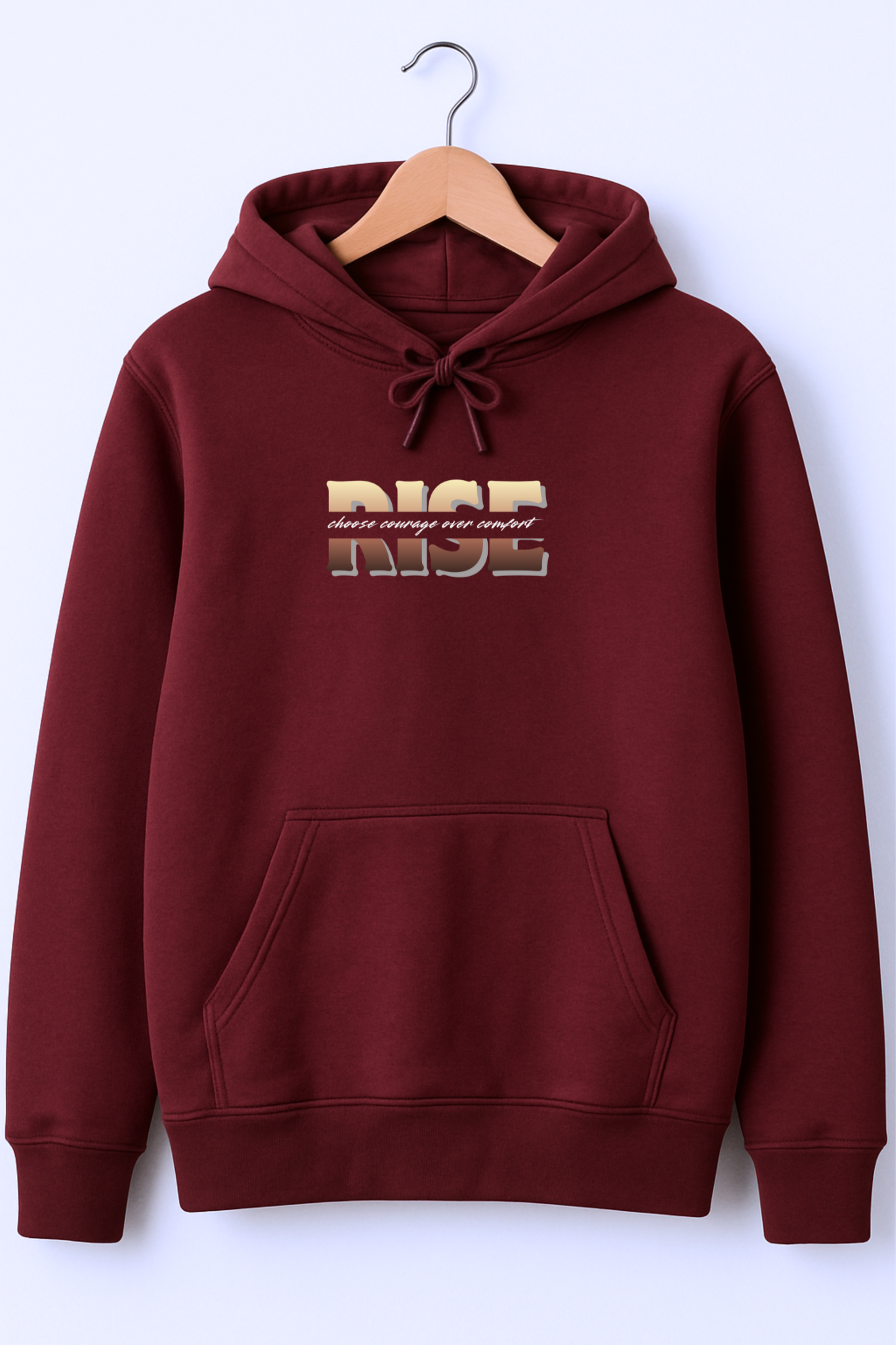 320 GSM Classic Fit Graphic Hoodie - Cotton Rich - RISE (ccoc)