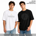 Calm Minds Pack – Pack of 2 Premium Oversized T-Shirts | 240 GSM | 100% Pure Cotton