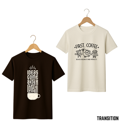 Classic T-Shirts (Pack of 2) – Comfort Fit, Pure Cotton