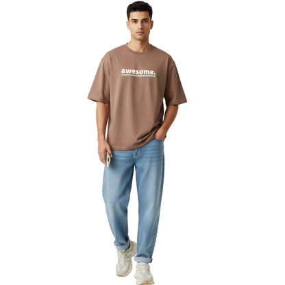Premium 210 GSM Oversized Graphic T-Shirt – 100% Cotton