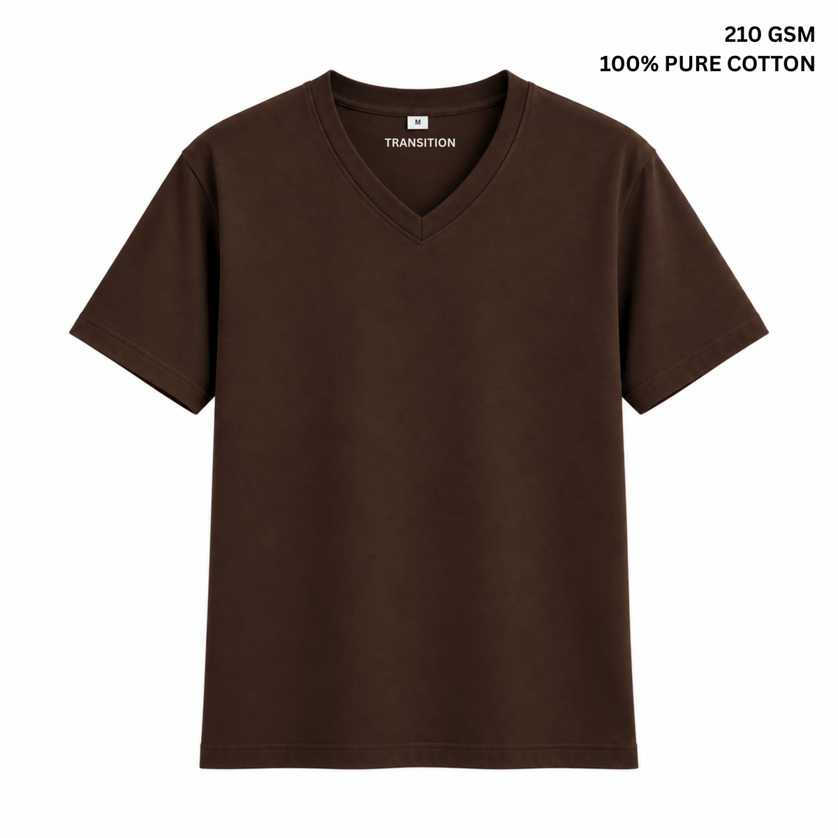 The Rosewood Duo | 100% Cotton V-Neck T-Shirts – Pack of 2