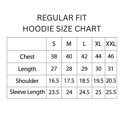 320 GSM Classic Fit Graphic Hoodie – White | Cotton Rich