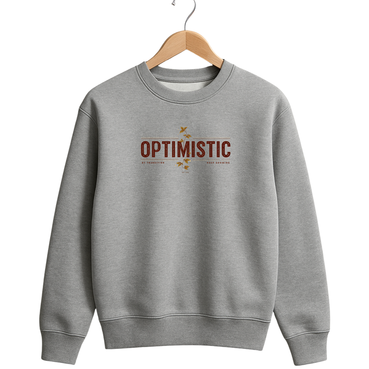 320 GSM Winter Sweatshirt – Soft, Durable Cotton Rich Fabric - Light Grey.