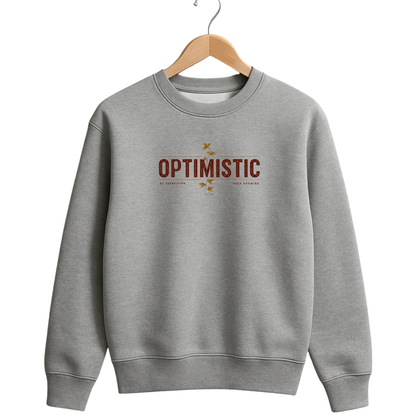 320 GSM Winter Sweatshirt – Soft, Durable Cotton Rich Fabric - Light Grey.