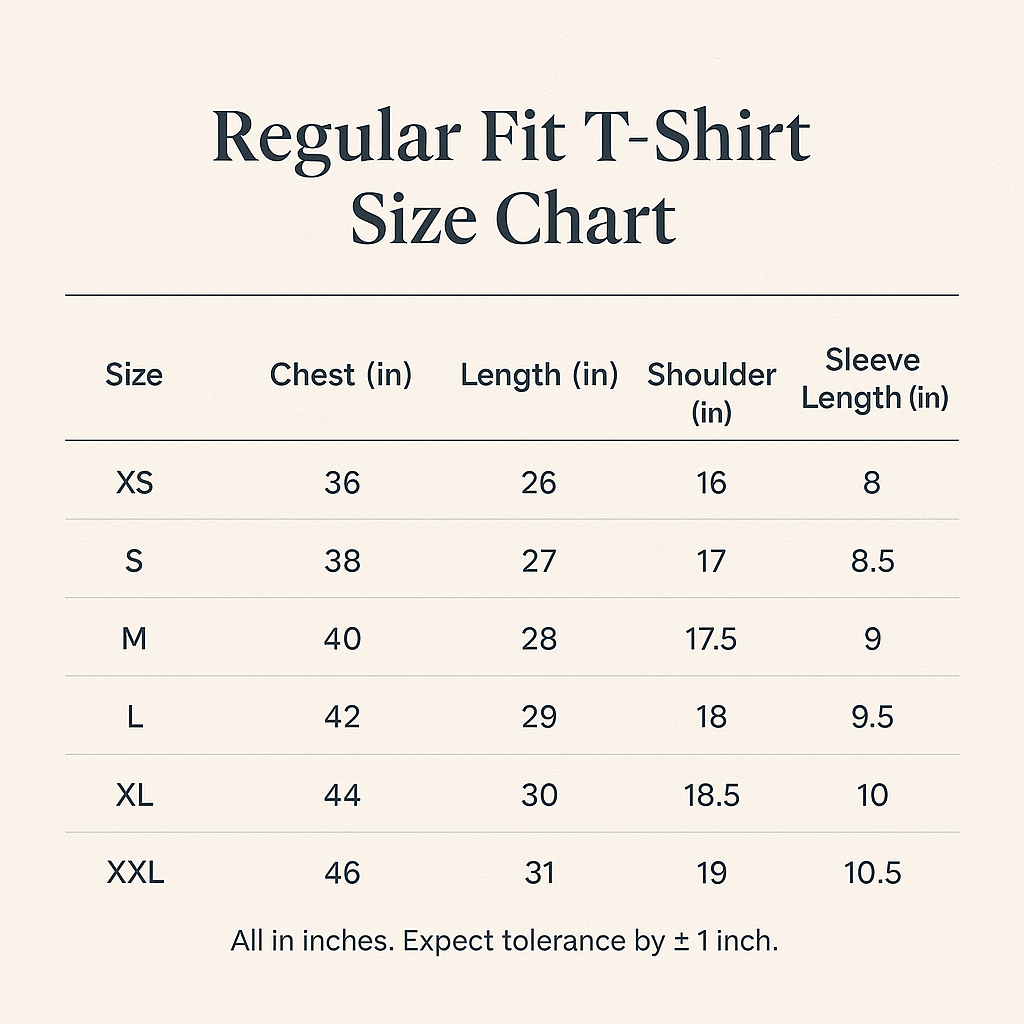 Premium 210 GSM Regular Fit T-Shirts – Pack of 4 | 100% Pure Cotton