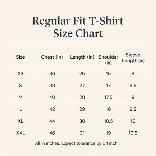 210 GSM Regular Fit T-Shirts | Pack of 4