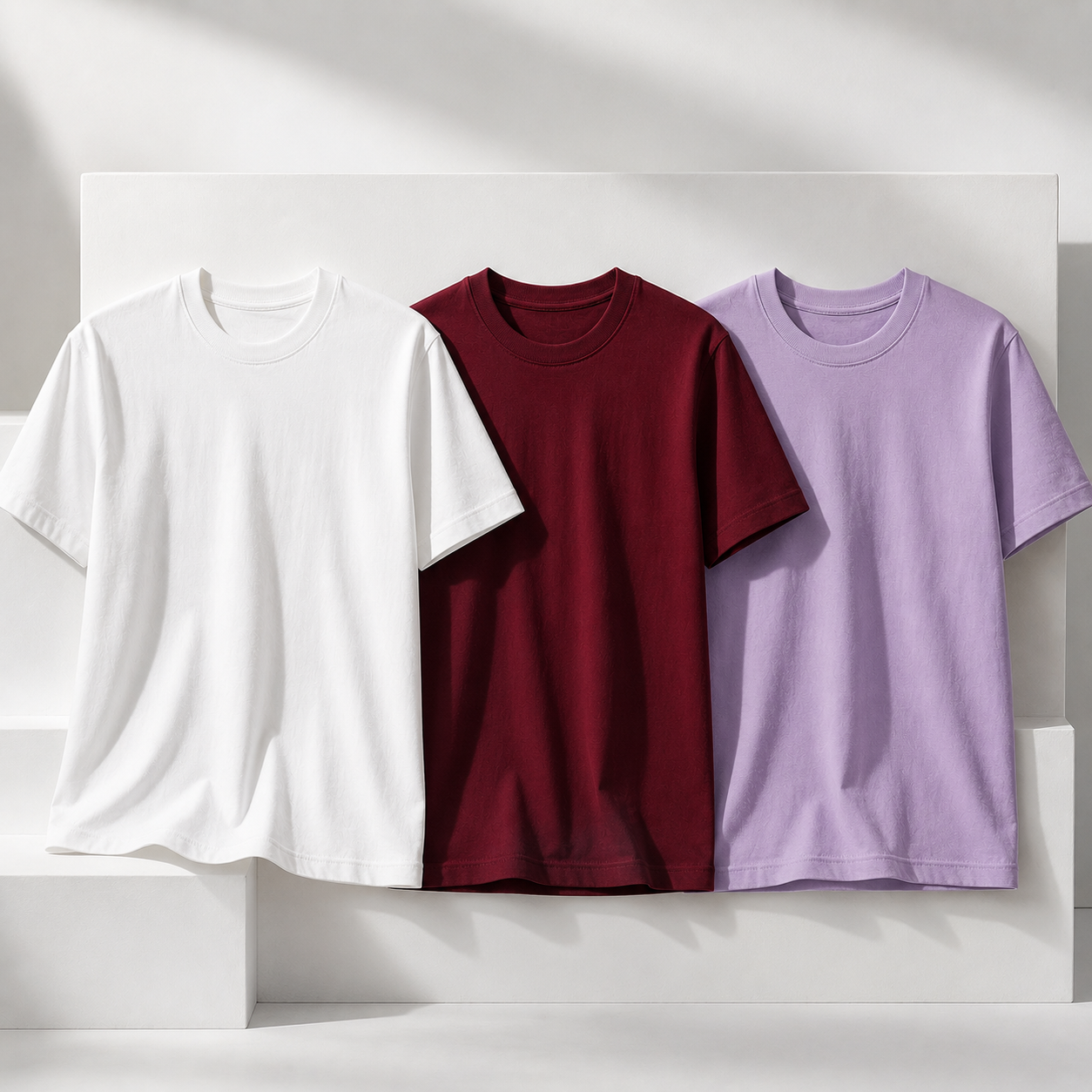 3 Regular Fit Plain Tees for Women – Premium 100% Cotton | Summer Essentials | Lightweight