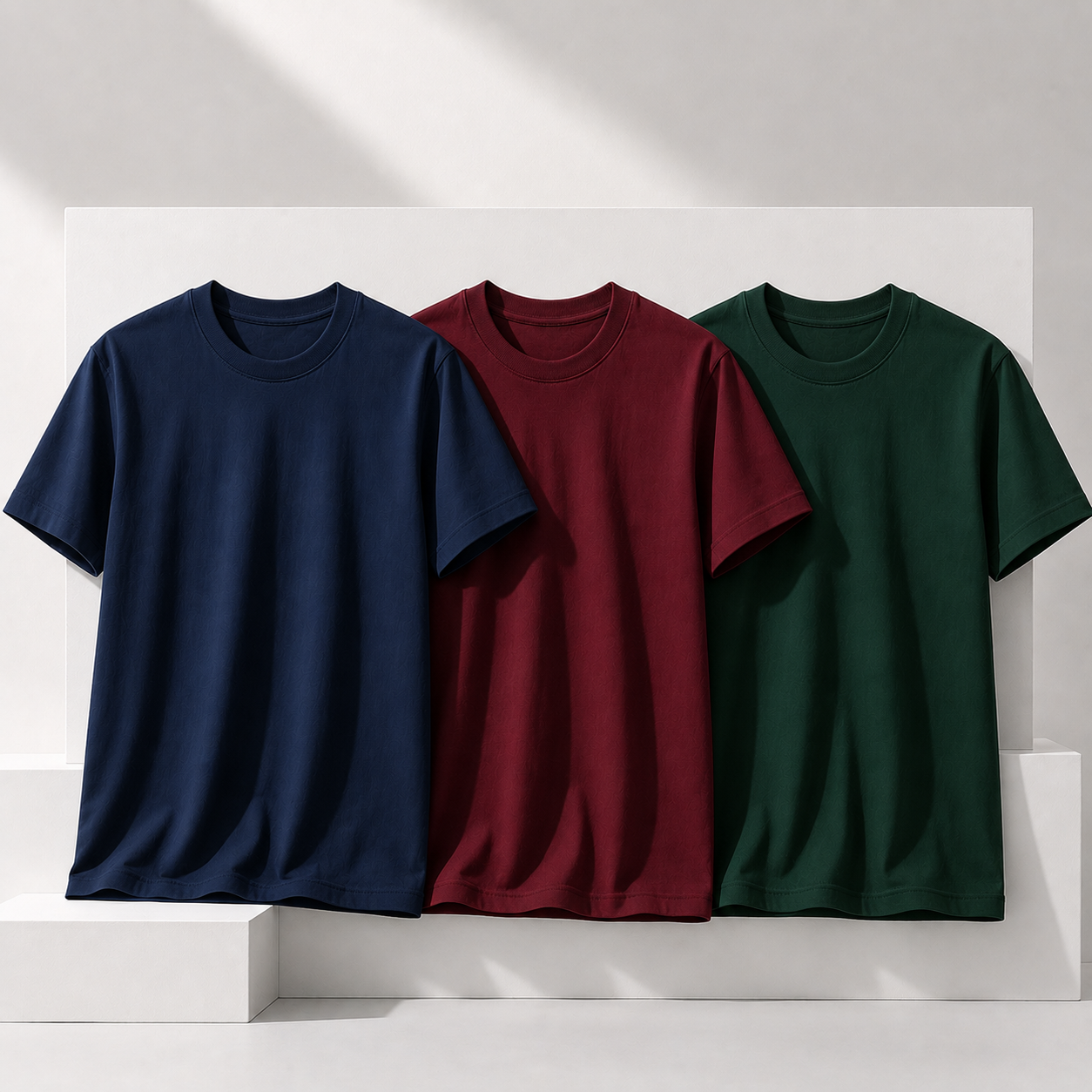 3 Regular Fit Plain Tees for Women – Premium 100% Cotton | Summer Essentials | Lightweight