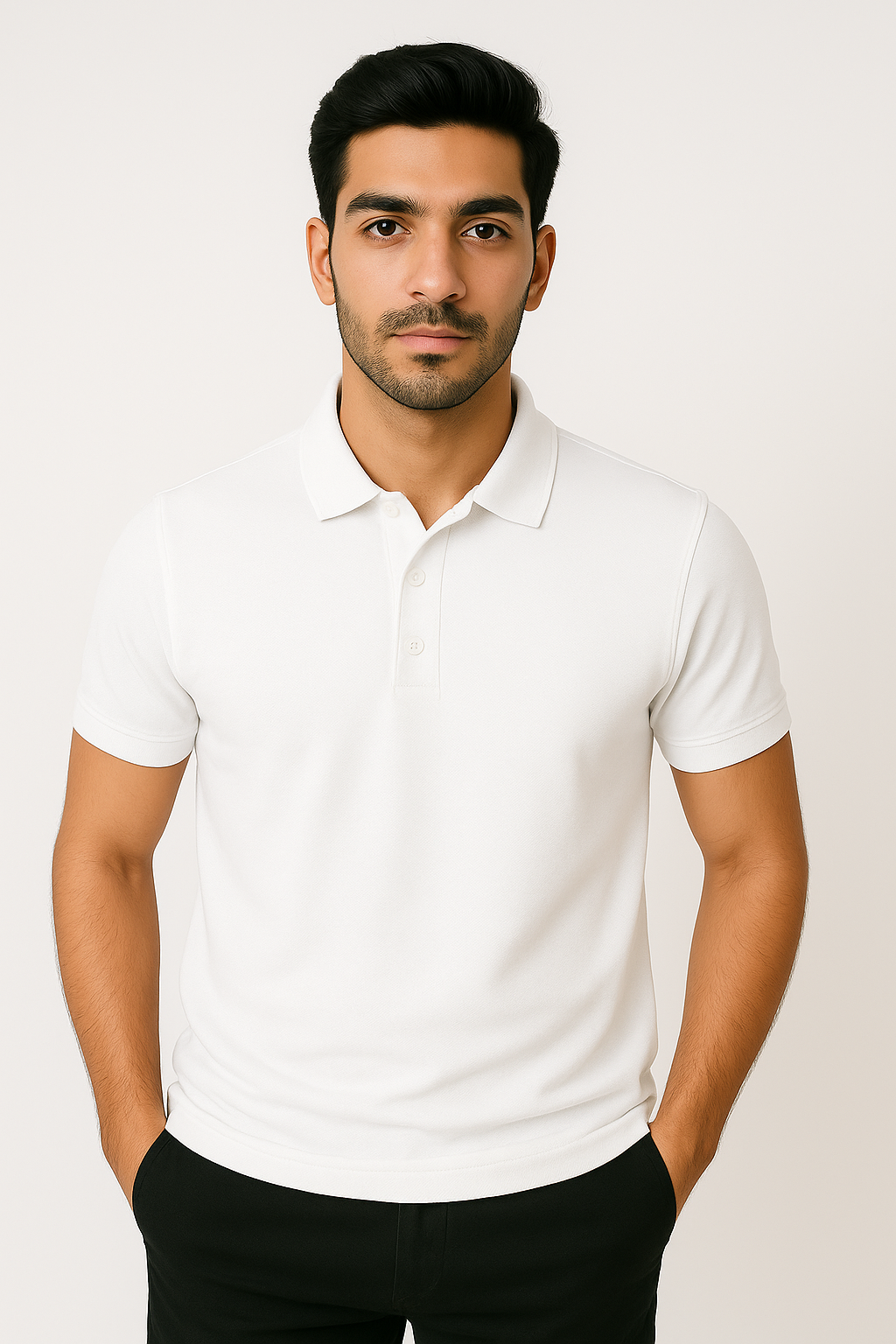 Pure Cotton Polo T-Shirt | 220GSM | Super Combed | Red Label Fabric