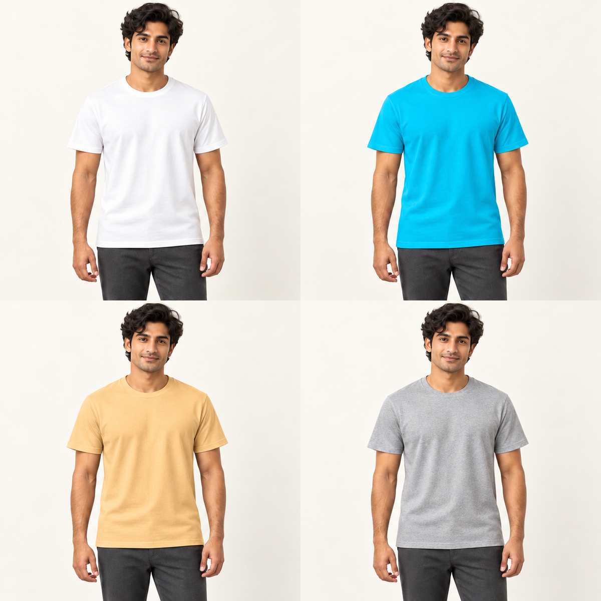Regular Fit T-shirt Combo | 180 GSM