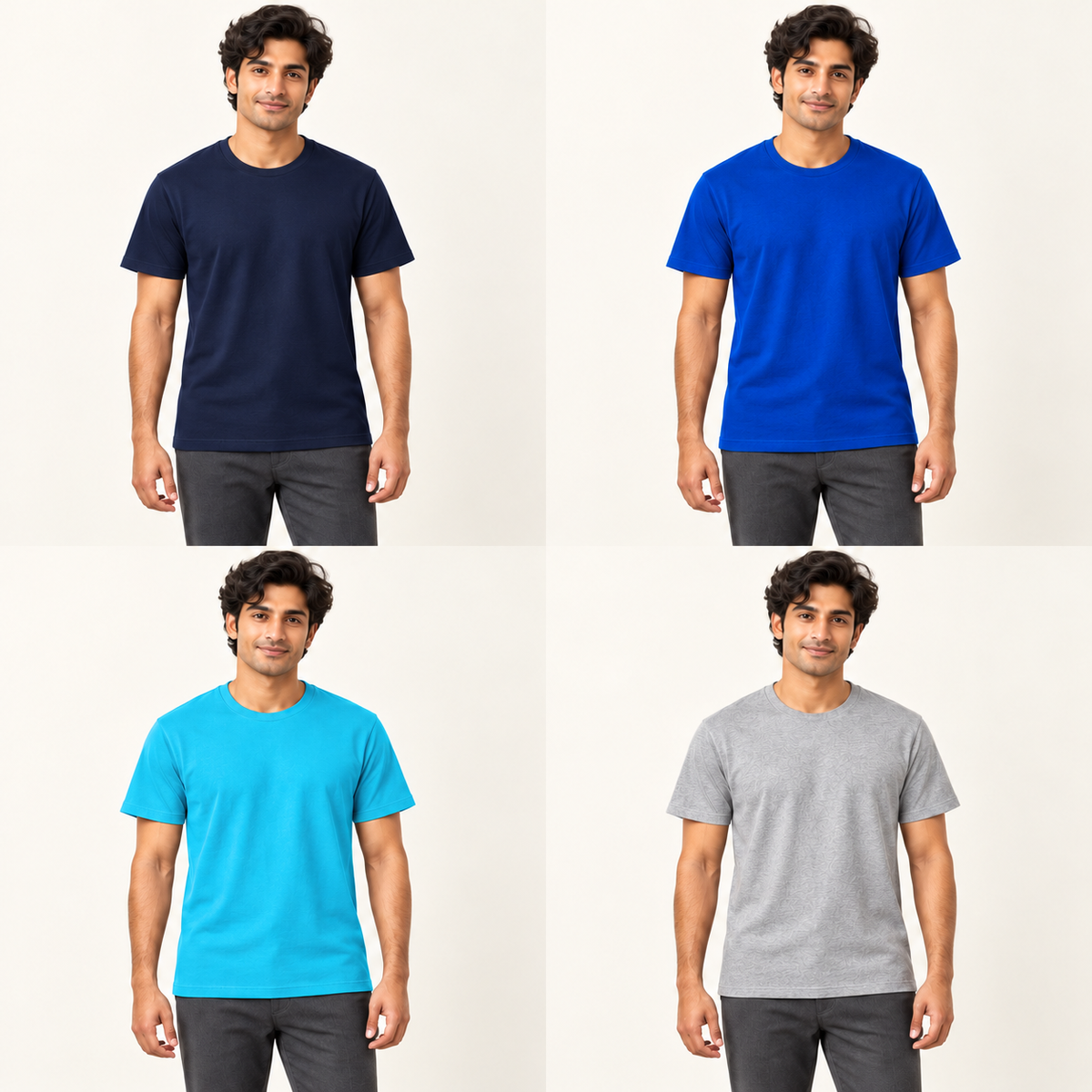 Regular Fit T-shirt Combo | 180 GSM