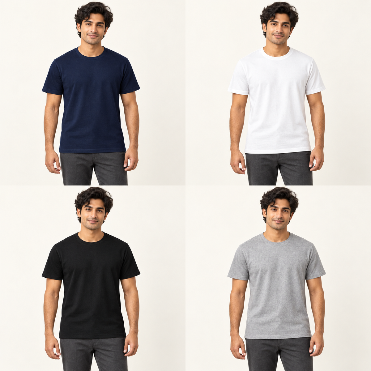 Regular Fit T-shirt Combo | 180 GSM