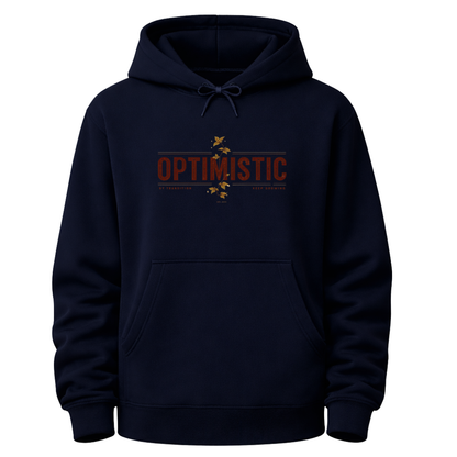 Ultra-Heavy 430 GSM Oversized Graphic Hoodie | Cotton-Rich Winter Essential | Navy Blue