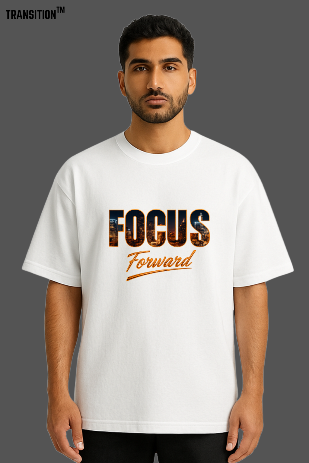 Statement Oversized T-Shirt – 240 GSM Heavyweight French Terry Cotton