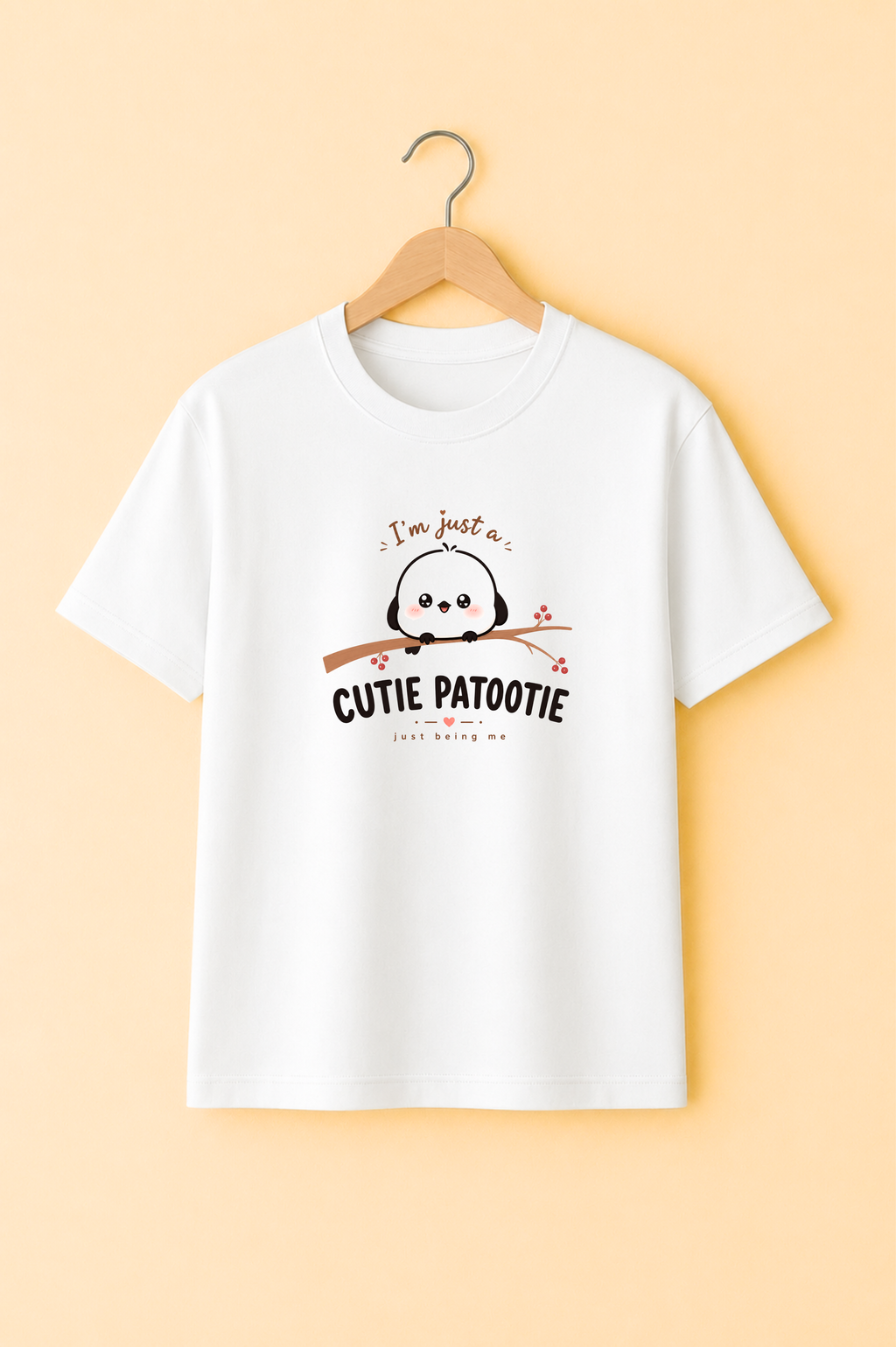 Premium 210 GSM Oversized T-Shirt – Pure Cotton | Cutie Patootie