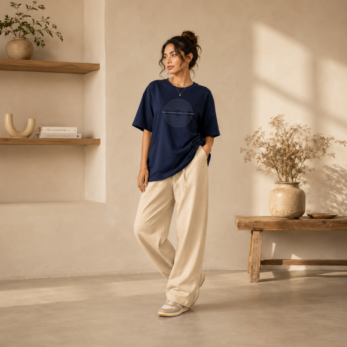 Premium 210 GSM Oversized T-Shirt – Pure Cotton | Balance Tee