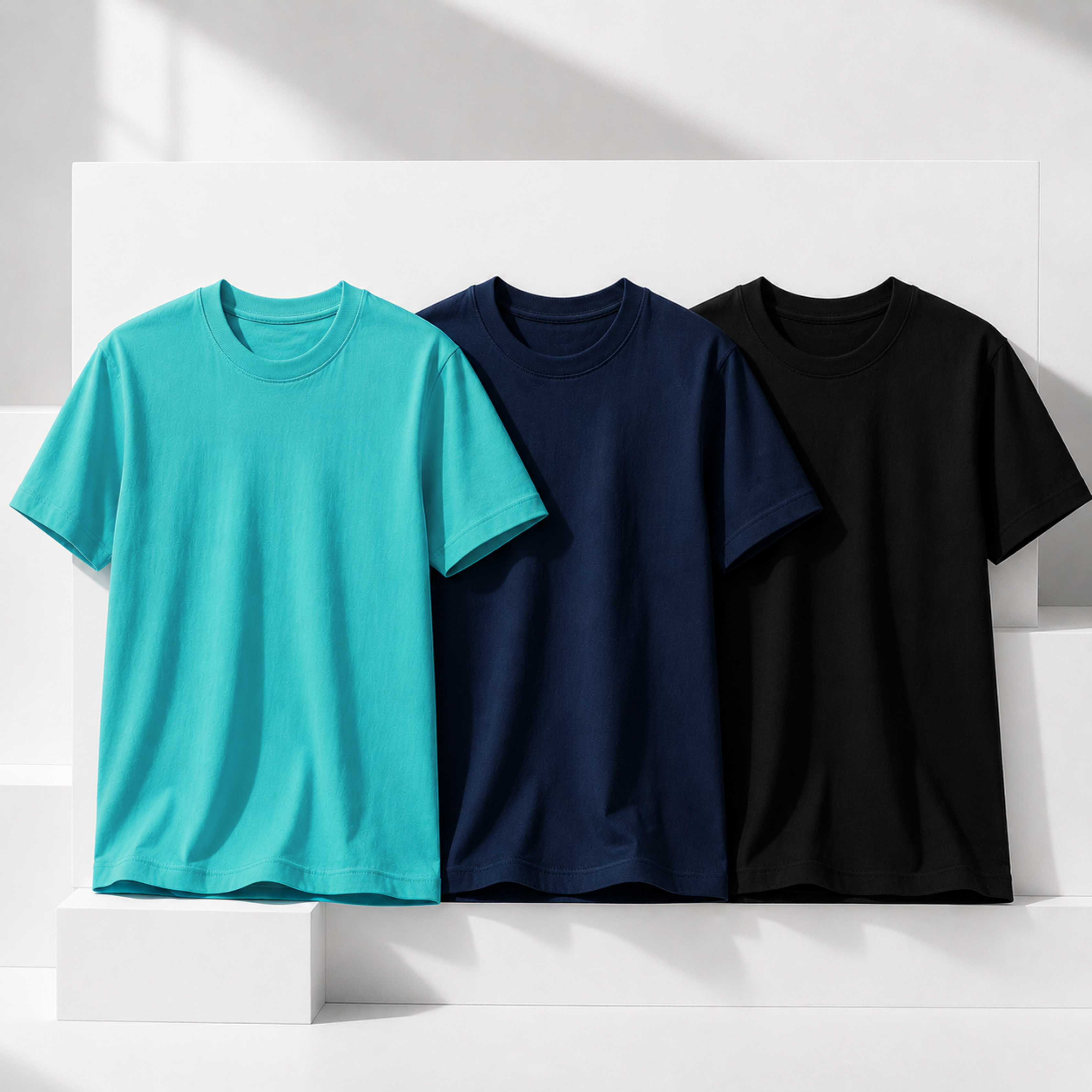3 Regular Fit Plain Tees for Women – Premium 100% Cotton | Summer Essentials | Lightweight