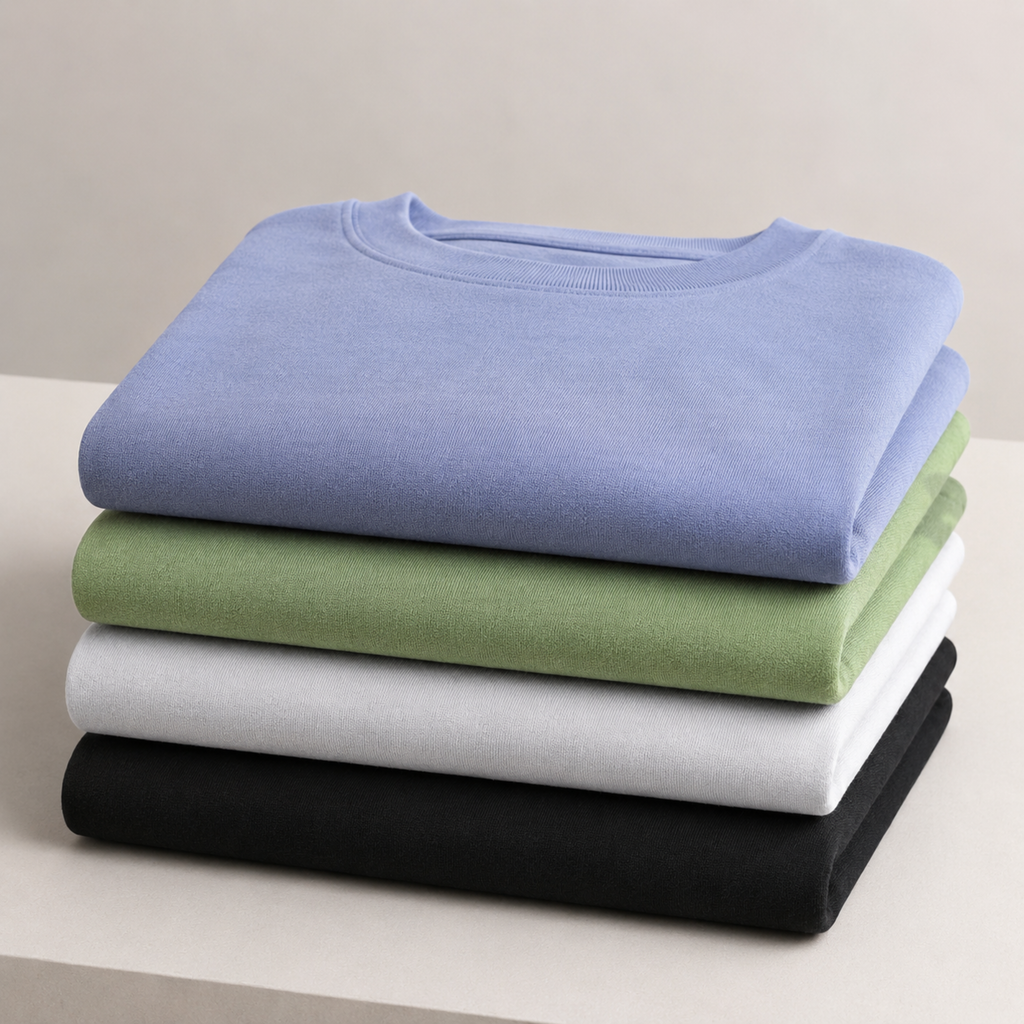 Premium 210 GSM Regular Fit T-Shirts – Pack of 4 | 100% Pure Cotton