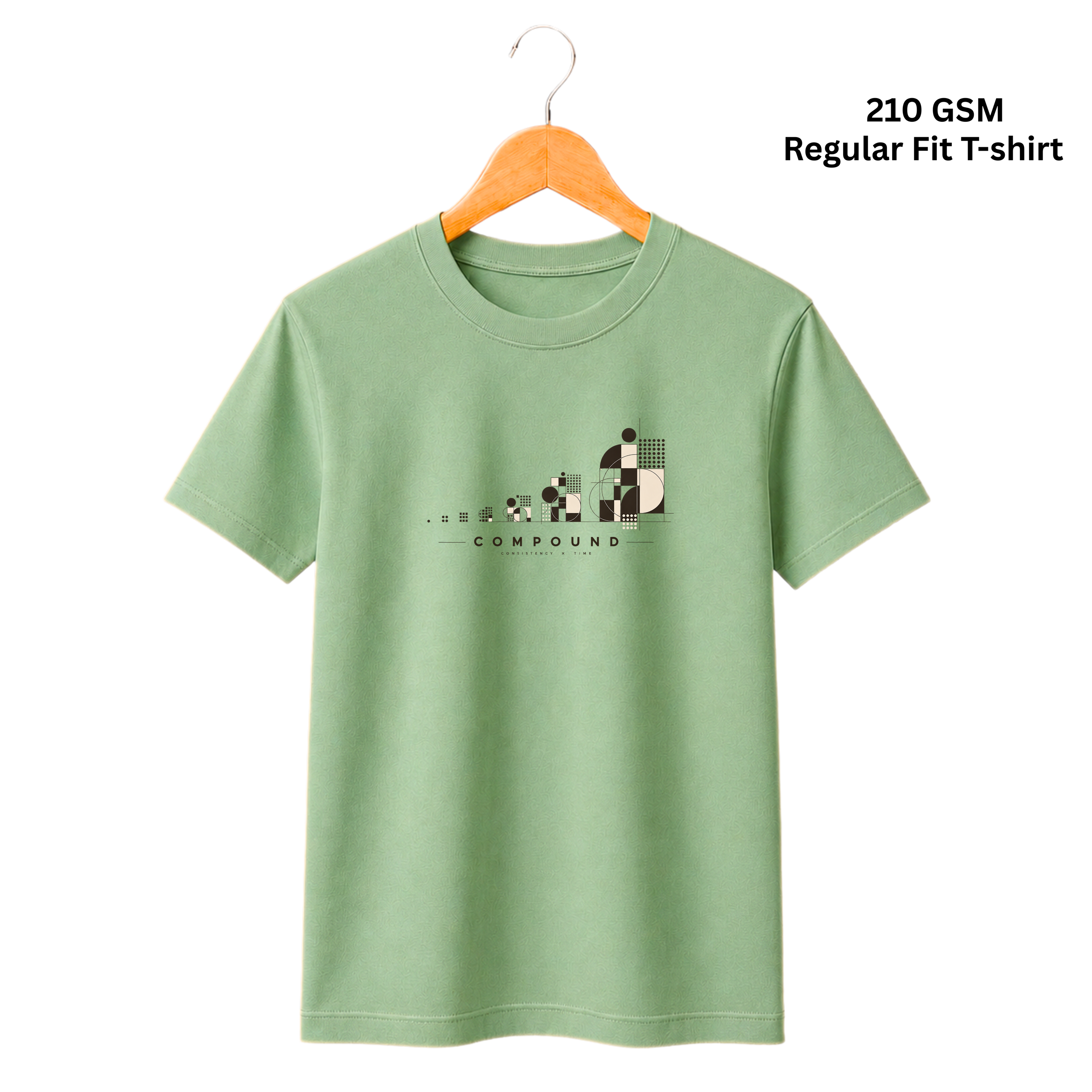 The Momentum Trio — 210 GSM Premium Cotton Regular Fit T-Shirts | Pack of 3