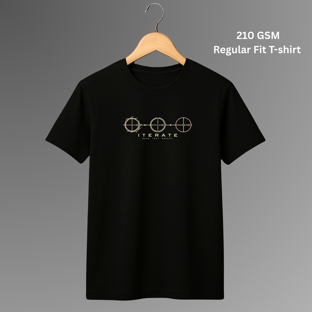 The Momentum Trio — 210 GSM Premium Cotton Regular Fit T-Shirts | Pack of 3