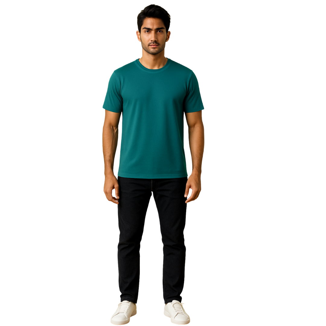 Transition Soft Stretch Cotton-Lycra Active Tee