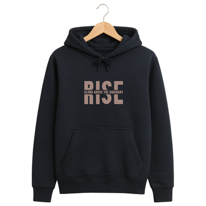 320 GSM Classic Fit Graphic Hoodie – Navy Blue | Cotton Rich