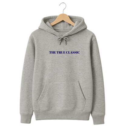 320 GSM Classic Fit Graphic Hoodie –  Light Grey | Cotton Rich