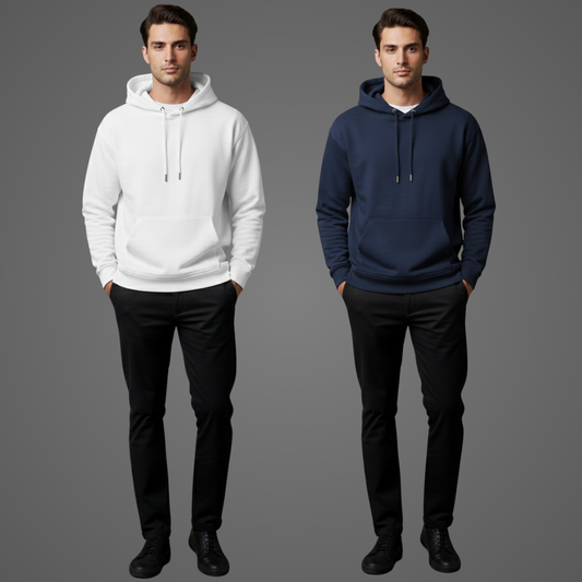 Ultra-Heavy 430 GSM Oversized Hoodie |  Brushed Rich Cotton | Pack of 2