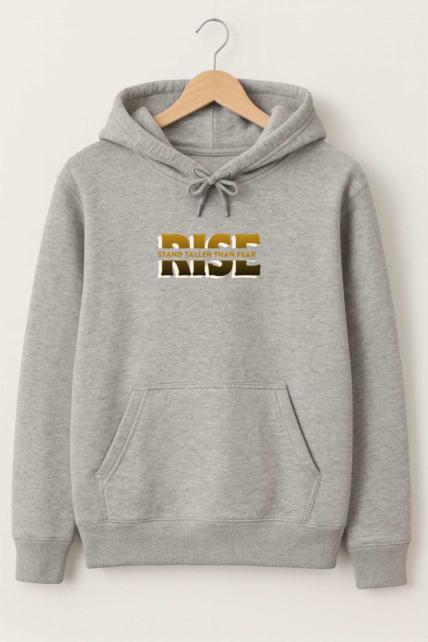 320 GSM Classic Fit Graphic Hoodie - Cotton Rich - RISE (sttf)