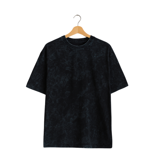 Oversized Acidwash T-Shirt – 240 GSM French Terry Cotton | Unisex Fit | Premium Streetwear