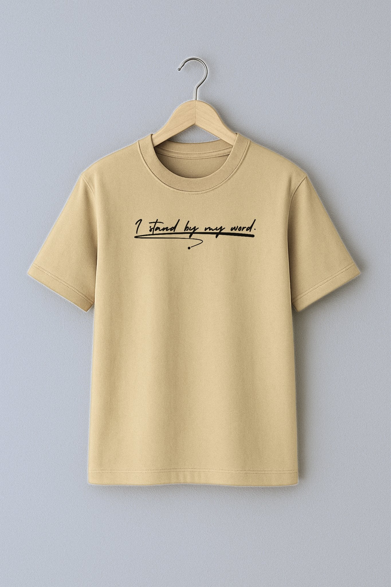 Premium 210 GSM Oversized T-Shirt – Pure Cotton | The Stand Tee