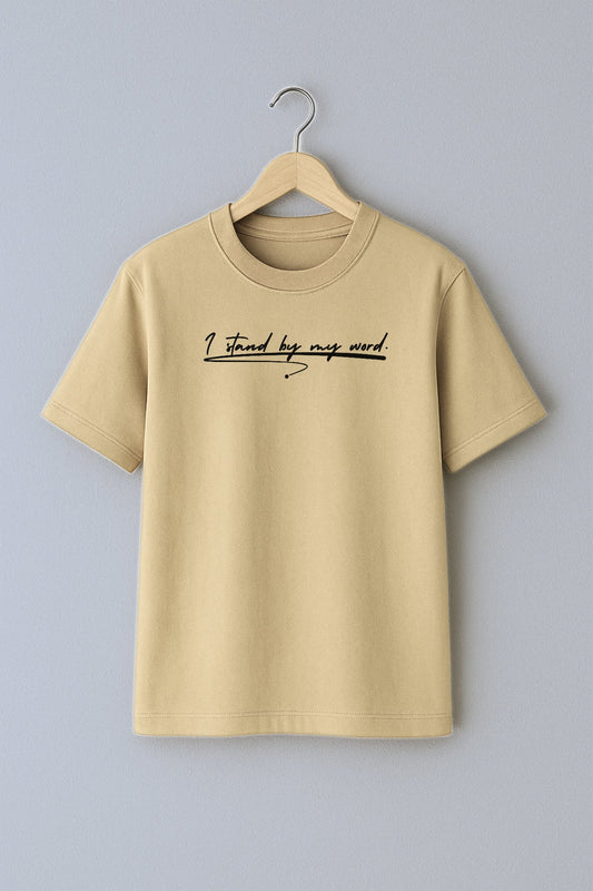 Premium 210 GSM Oversized T-Shirt – Pure Cotton | The Stand Tee